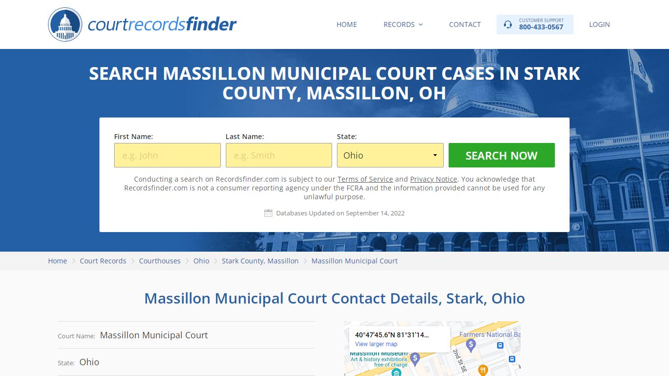 Massillon Municipal Court Case Search - Stark County, OH - RecordsFinder